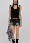 Tutom Punching Lace Sleeveless