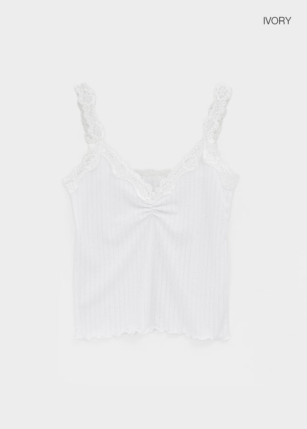 Tutom Punching Lace Sleeveless