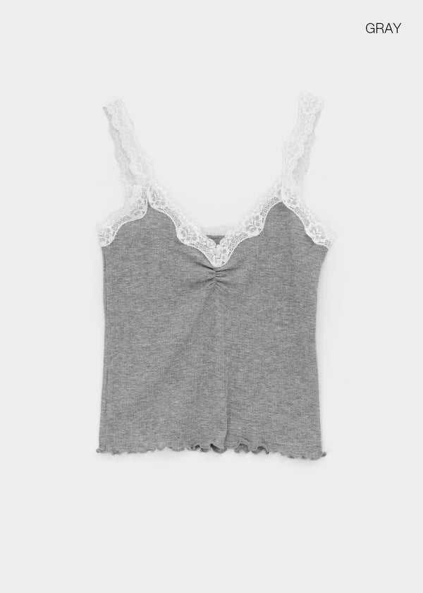 Tutom Punching Lace Sleeveless