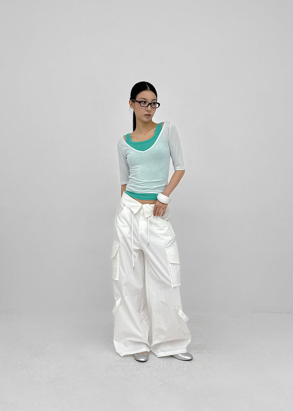 Hilf Folding Wide Cargo Pants
