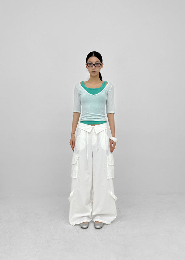Hilf Folding Wide Cargo Pants