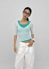 Lopopong Deep V-neck Sleeveless Tee