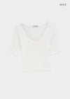 Lopopong Deep V-neck Sleeveless Tee