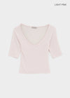 Lopopong Deep V-neck Sleeveless Tee