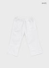 Cup Button Capri Elastic Pants