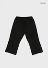 Cup Button Capri Elastic Pants