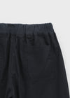 Cup Button Capri Elastic Pants