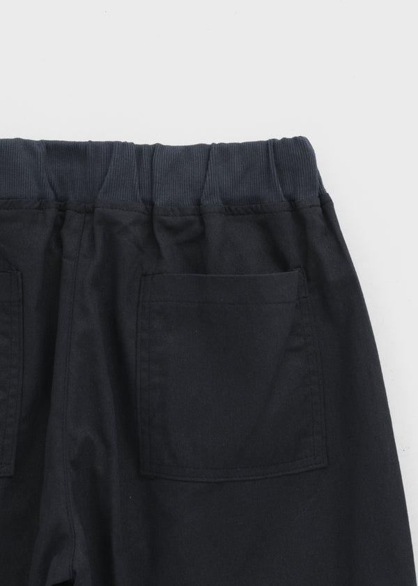 Cup Button Capri Elastic Pants