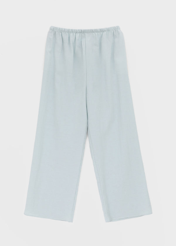 Titeon Linen Elastic Waist Wide Pants