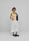 Cheddy Striped Square Neck Sleeveless