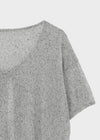 Cle Strap Linen Short Sleeve Cardigan