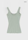 Cheddy Striped Square Neck Sleeveless