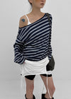 Dinf Striped Summer Long Sleeve Tee