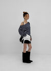 Dinf Striped Summer Long Sleeve Tee