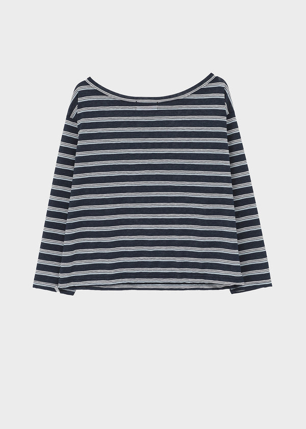 Dinf Striped Summer Long Sleeve Tee