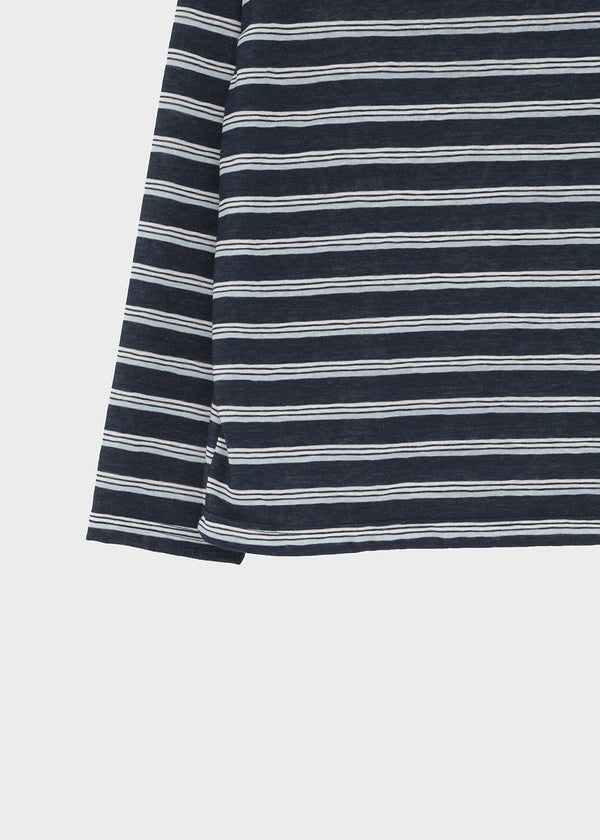 Dinf Striped Summer Long Sleeve Tee