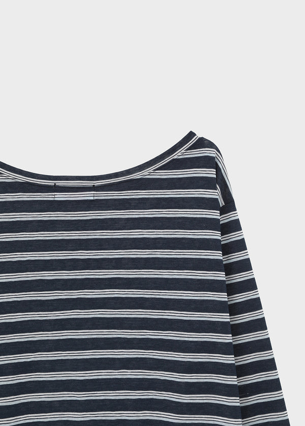 Dinf Striped Summer Long Sleeve Tee