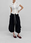(UNISEX) Lidoff Nylon Cargo Half-length Pants