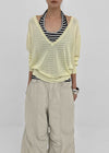 Nellian Deep V-Neck Summer Knit