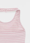 Tessian striped knit halter top