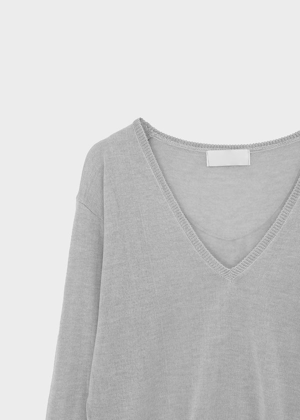 Nellian Deep V-Neck Summer Knit