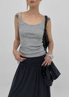 Forit Folding Shirred Long Skirt (Available as a set)