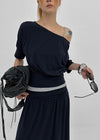 Polyt Off-shoulder Sleeveless Top (Available as a set)