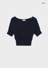 Polyt Off-shoulder Sleeveless Top (Available as a set)