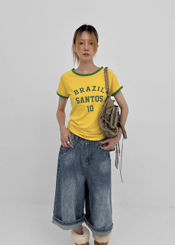 Shaffin's Bijou Bermuda Denim Pants