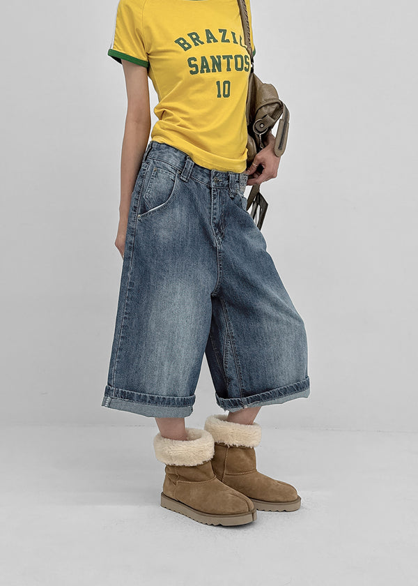 Shaffin's Bijou Bermuda Denim Pants