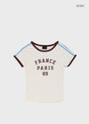 Monel D Printed Ringer Short Sleeve T-shirt
