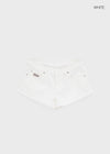 Sets Low-waist Patch Cotton Shorts