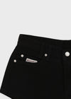 Sets Low-waist Patch Cotton Shorts