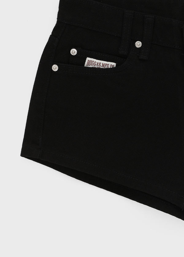 Sets Low-waist Patch Cotton Shorts