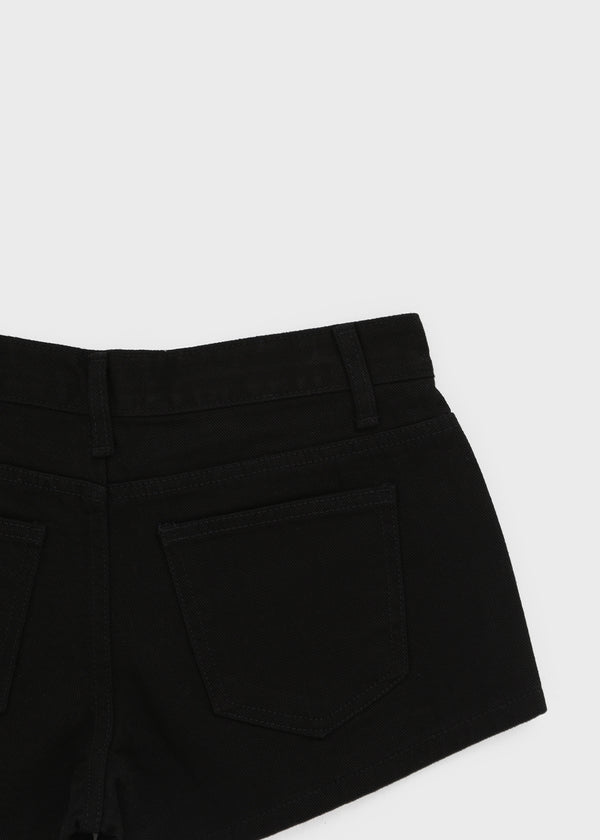Sets Low-waist Patch Cotton Shorts