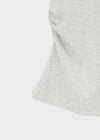 Kuruen Asymmetrical Off-Shoulder Short Sleeve Tee