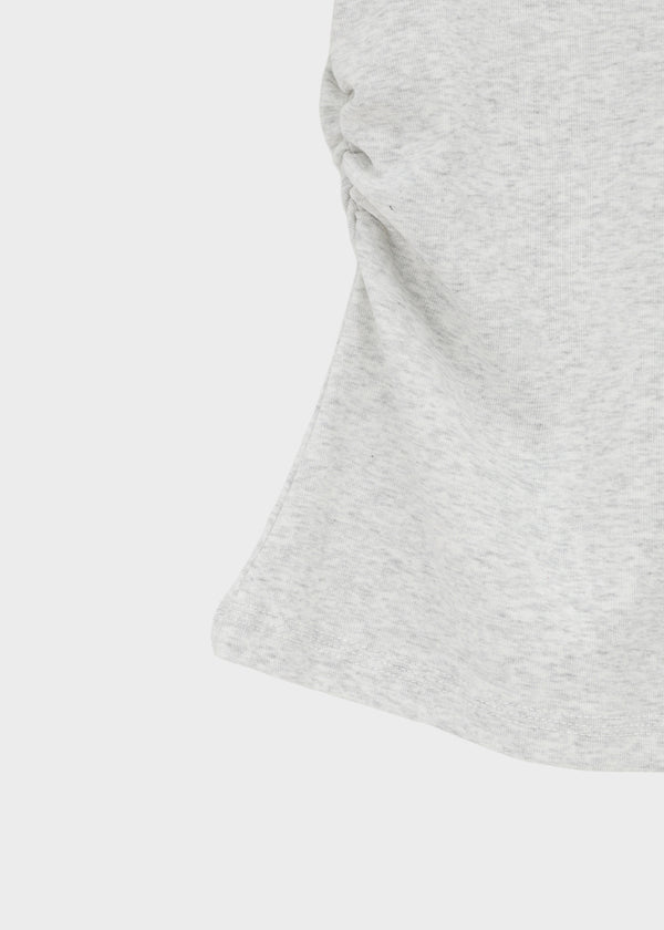 Kuruen Asymmetrical Off-Shoulder Short Sleeve Tee