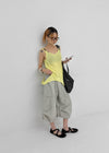(UNISEX) Lidoff Nylon Cargo Half-length Pants