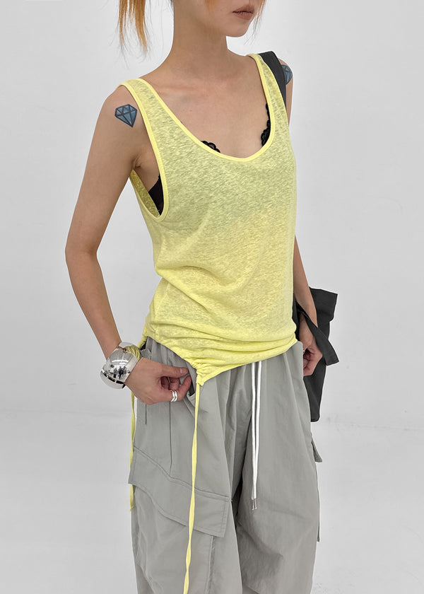 Kade Four-Way Strap Sleeveless (60% Linen)