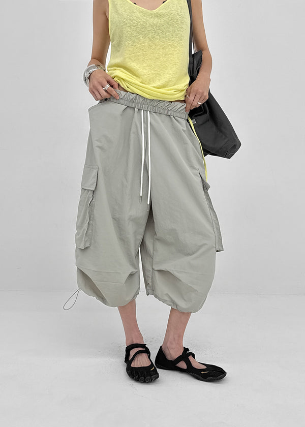 (UNISEX) Lidoff Nylon Cargo Half-length Pants
