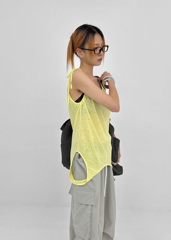 Kade Four-Way Strap Sleeveless (60% Linen)