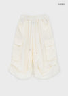 (UNISEX) Lidoff Nylon Cargo Half-length Pants