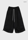 (UNISEX) Lidoff Nylon Cargo Half-length Pants
