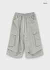 (UNISEX) Lidoff Nylon Cargo Half-length Pants