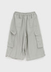 (UNISEX) Lidoff Nylon Cargo Half-length Pants