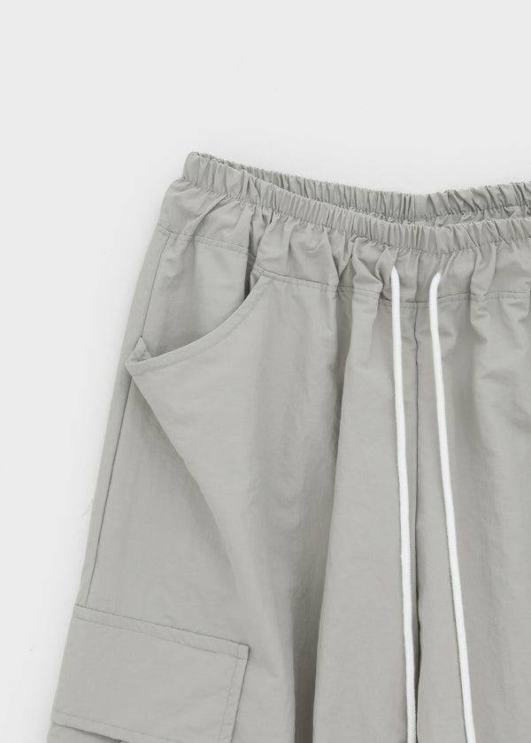 (UNISEX) Lidoff Nylon Cargo Half-length Pants