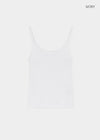 Roselen Ribbed U-Neck Sleeveless