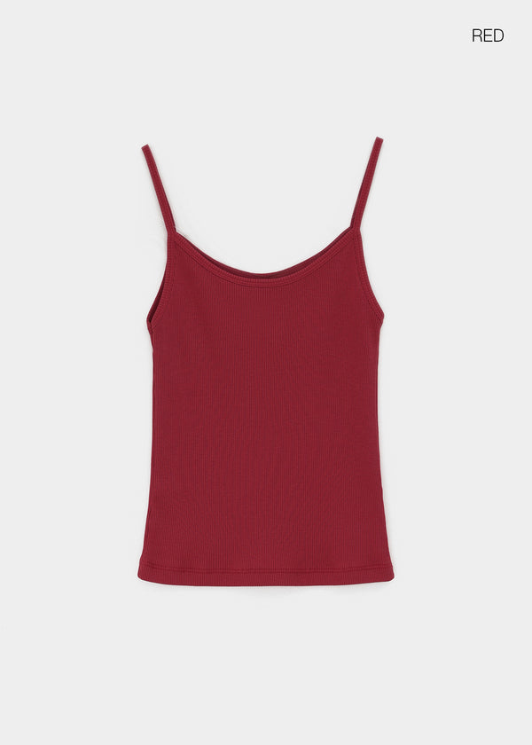 Roselen Ribbed U-Neck Sleeveless