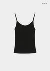 Roselen Ribbed U-Neck Sleeveless