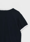 (UNISEX) Burinf Printed Ringer Short Sleeve T-shirt